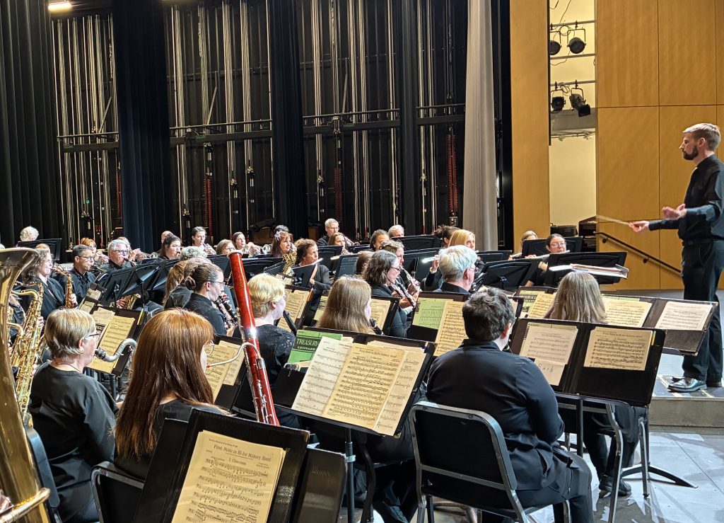The St. Louis Park Community Band performing at a concert